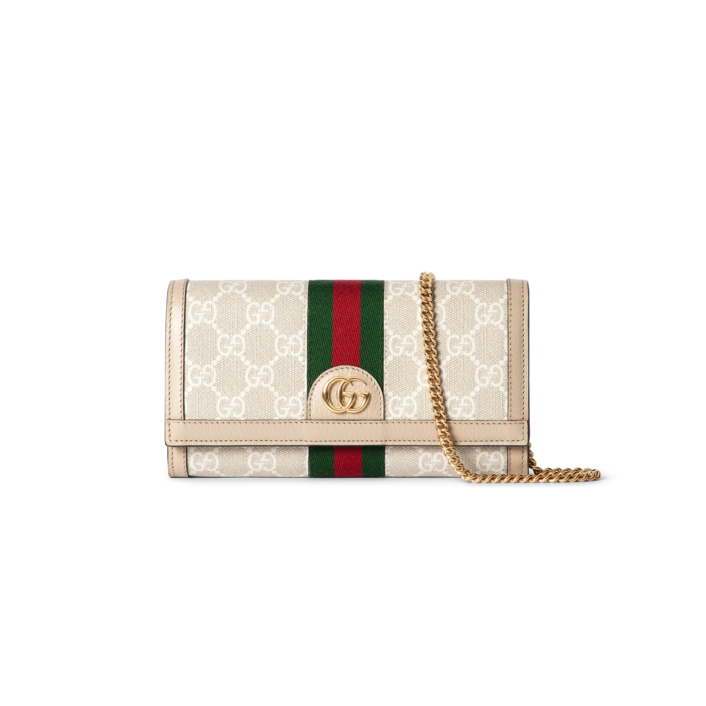 GUCCI OPHIDIA WALLET ON CHAIN 772309 (19*10*3.5cm) GUCCI OPHIDIA WALLET ON CHAIN 772309 (19*10*3.5cm)